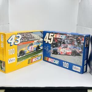 Lot Of 2 Leap Year Nascar 100 Pieces Puzzle. Still Sealed. Kyle Petty. New!